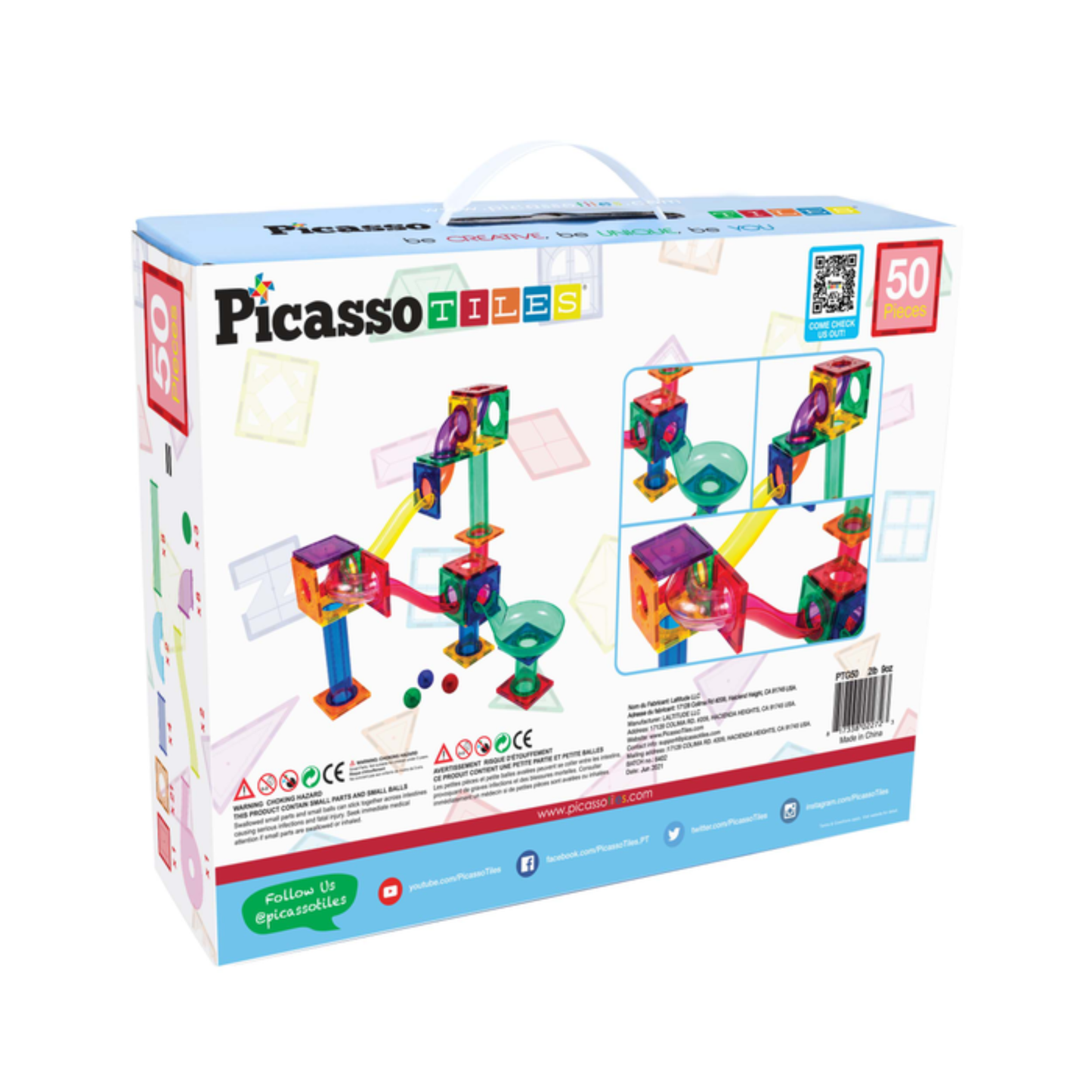 PICASSO TILES Magnetna steza za frnikole – 50 kosov