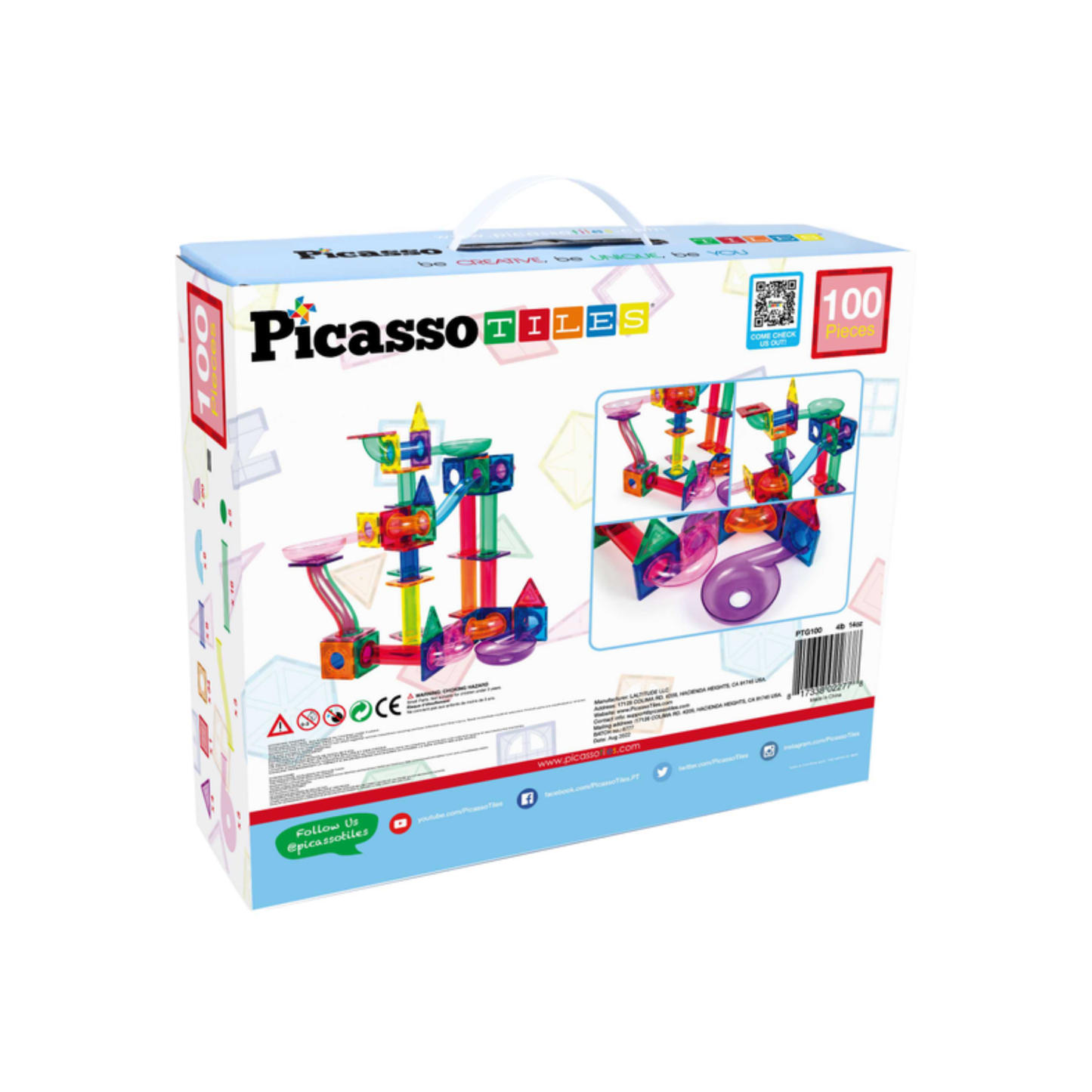 PICASSO TILES Magnetni set – 100 kosov
