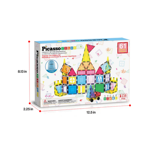 PICASSO TILES Magnetni set – 61 kosov